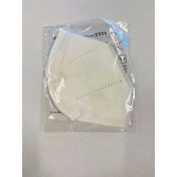 Mundosalud Mascarilla FFP2, infantil, blanca (caja 25uds)