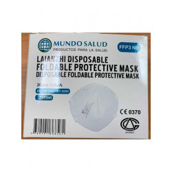 Mundosalud Mascarilla FFP3, blanca (caja 20uds)