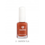  
Color Esmalte: Marrón Teja