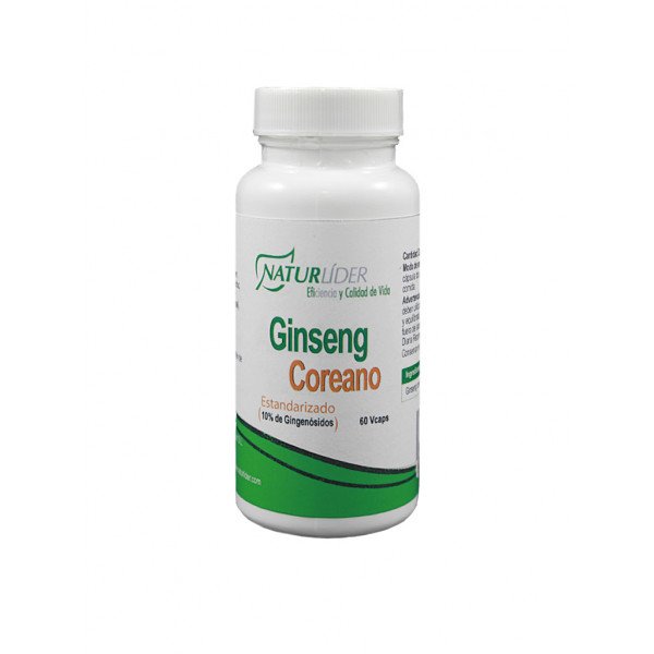 Naturlíder Ginseng Coreano Estandarizado 60 cápsulas Naturlíder Ginseng Coreano Estandarizado 60 cápsulas