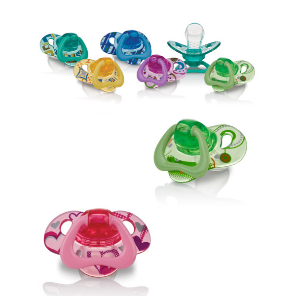 Nûby Chupete Posh con Tetina Ortodóntica de Silicona (0-2 m) Nûby Chupete Posh con Tetina Ortodóntica de Silicona (0-2 m)